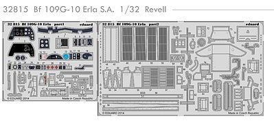 Eduard-Models Aircraft- Bf109G10 Erla for RVL Plastic Model Aircraft Decal 1/32 Scale #32815