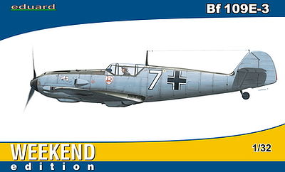 Eduard-Models Bf109E3 1/JG2 Fighter Germany 1940 Plastic Model Airplane Kit 1/32 Scale #3402