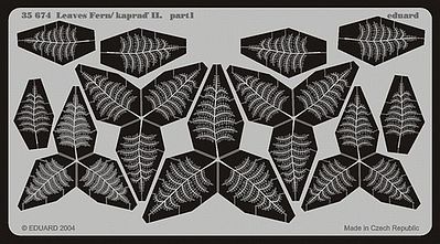Eduard-Models Fern Leaves/Kaprad II Pt2 Miscellaneous Detailing Item 1/35 Scale #35674