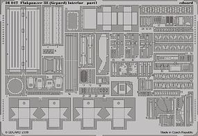 Eduard-Models Flakpanzer 38 (Gepard) Interior for ITA Plastic Model Vehicle Accessory 1/35 Scale #36047
