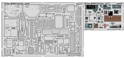 Eduard-Models HEMTT Interior detail for Italeri Plastic Model Vehicle Accessory 1/35 Scale #36269