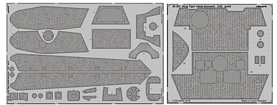 Eduard-Models King Tiger Initial Zimmerit for TAO Plastic Model Military Vehicle Accessory 1/35 #36387