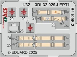 Eduard-Models 1/32 Eduard Bf 109F-2 SPACE SPACE for HOBBY 2000 / HASEGAWA