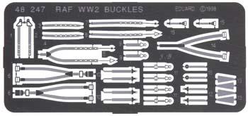 Eduard-Models Photo Etch Seatbelts RAF WWII Plastic Model Aircraft Decal 1/48 Scale #48247