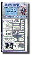 Eduard-Models F4U5 details for Hasegawa Plastic Model Aircraft Accessory 1/48 Scale #48347