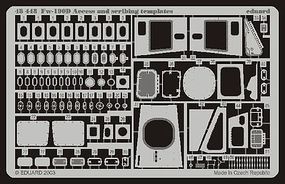 Aircraft- Fw190D Scribing Templates & Acc