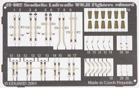 Eduard-Models PE Seatbelts Luftwaffe WWII (painted) Plastic Model Aircraft Accessory 1/48 Scale #49002