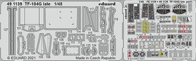 Eduard-Models TF104G Late details for Kinetic