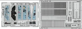 Eduard-Models Su33 details for MBS (Painted)