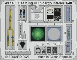 Eduard-Models Sea King HU5 Cargo Interior for Airfix
