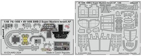 Eduard-Models SMB2 Super Mystere Israeli AF details