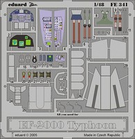 Eduard-Models EF2000 Typhoon Single Seater for ITA Plastic Model Aircraft Aircraft Accessory 1/48 #49341