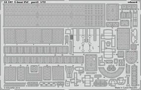 Eduard-Models U-Boat IXC detail parts 2 for RVL (D) Plastic Model Ship Accessory 1/72 Scale #53107