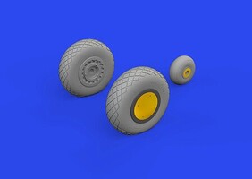 Eduard-Models 1/32 Aircraft- A20G Wheels for HKM (Mask, Photo-Etch & Resin)
