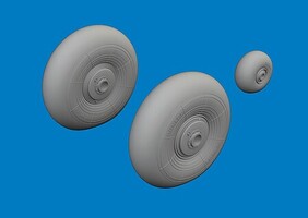 Eduard-Models 1/48 Eduard Beaufighter Mk.VI wheels Brassin for REVELL