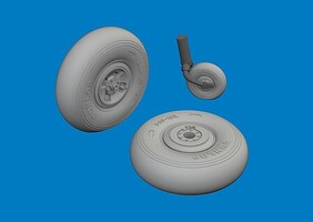 Eduard-Models 1/48 Eduard Brassin Hurricane Mk.I wheels For ARMA HOBBY