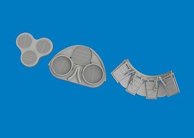 Eduard-Models 1/48 Eduard P-40K radiators upgrade set 3D for EDUARD