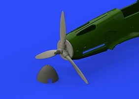 Eduard-Models 1/48 Eduard Bf109F Early Propeller for EDU (PE & Resin)