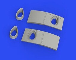 Eduard-Models A6M2 Model 11 Exhausts Early for Eduard