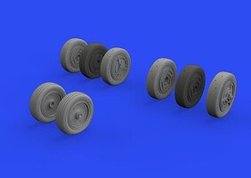 Eduard-Models SR71A Wheels for Revell (Mask & Resin)