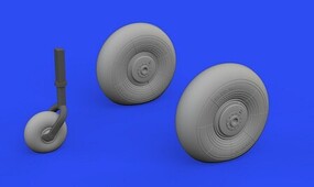 Eduard-Models 1/48 Aircraft- Beaufighter Mk VI Wheels for TAM (Mask & Resin)