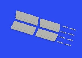 Eduard-Models 1/48 Aircraft- P38J Landing Flaps for TAM (Photo-Etch &amp; Resin)