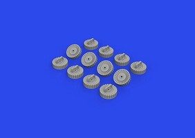 Eduard-Models 1/48 Aircraft- Lewis 97-Cartidges Ammo Magazines (Resin)