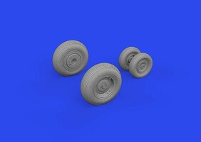 Eduard-Models 1/48 Eduard Brassin Mi-8MT wheels for Zvezda