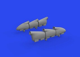 Eduard-Models 1/48 Aircraft- Hurricane MK I Exhaust Stacks for HBO (Resin)