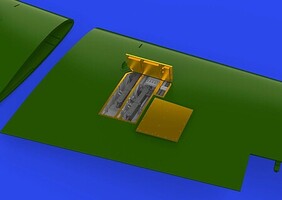 Eduard-Models 1/48 Aircraft- FM1 Gun Bays for EDU (Photo-Etch &amp; Resin)