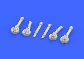 Eduard-Models 1/72 Eduard B-17G Turbochargers for AIR (Resin)