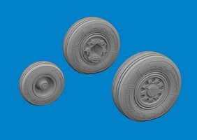 Eduard-Models F35B Wheels for Tamiya (Mask & Resin)