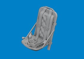Eduard-Models 1/72 Eduard P-51D seat w/ integral belts PRINT Brassin for EDUARD kit