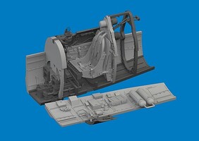Eduard-Models 1/72 Eduard Spitfire Mk.Vb cockpit 3D for EDUARD