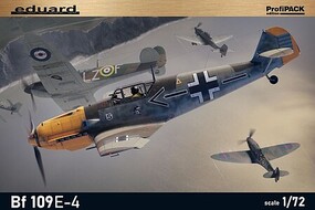 Eduard-Models 1/72 WWII Bf109E4 German Fighter (Profi-Pack Plastic Kit)