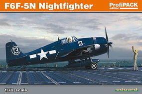 Eduard-Models F6F3/5N Nightfighter (Profi-Pack) Plastic Model Airplane Kit 1/72 Scale #7079