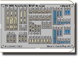 Eduard-Models 1/72 Aircraft- RAF Q-Type Seatbelts (Painted)