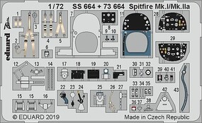Eduard-Models 1/72 Eduard Spitfire Mk.I/Mk.IIa Photo etched set for AIRFIX