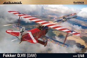 Eduard-Models WWI Fokker D VII (OAW) German Fighter Plastic Model Airplane Kit 1/48 Scale #8136