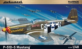 Eduard-Models 1/48 WWII P51D5 Mustang Fighter (Profi-Pack Plastic Kit)