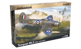 Eduard-Models 1/48 Tempest Mk II Late Version British Fighter (Profi-Pack Plastic Kit)