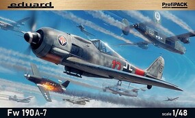 Eduard-Models 1/48 WWII Fw190A7 German Fighter (Profi-Pack Plastic Kit)