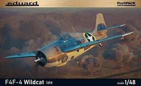 Eduard-Models 1/48 WWII F4F4 Wildcat Late US Fighter (Profi-Pack Plastic Kit)