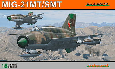 Eduard-Models MiG21 SMT Fighter (Profi-Pack) Plastic Model Airplane Kit 1/48 Scale #8233