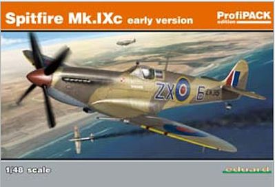 Eduard-Models Spitfire Mk IXc Early Aircraft (Profi-Pack) Plastic Model Airplane Kit 1/48 Scale #8282