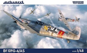 Eduard-Models 1/48 WWII Bf109G6/AS German Fighter (Wkd Edition Plastic Kit)