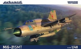 1/48 MiG21SMT Soviet Cold War Jet Aircraft (Wkd Edition Plastic Kit ...