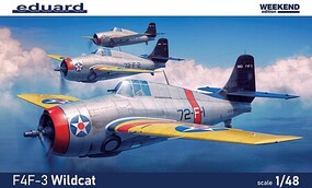 Eduard-Models 1/48 F4F3 Wildcat US Fighter (Wkd Edition Plastic Kit)