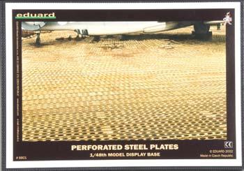 Eduard-Models Assembled Runway Perforated Steel Plate Display Base 1/48 Scale #8801