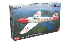 Eduard-Models 1/48 Eduard Avia S-199 bubble canopy HYBRID
